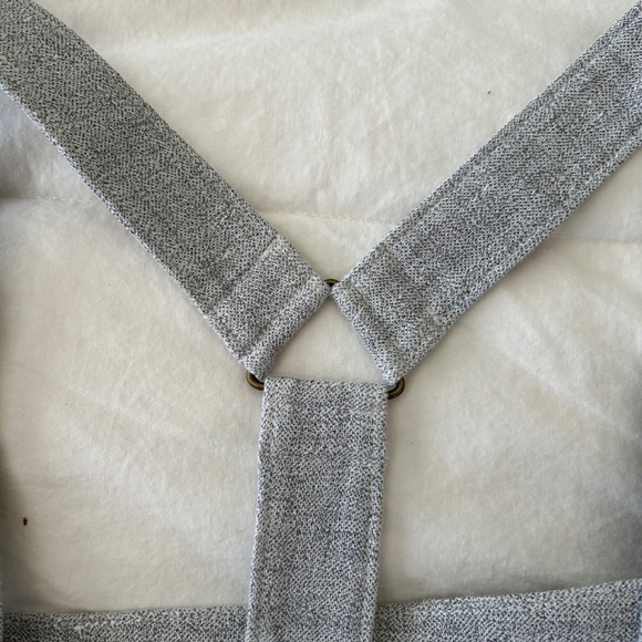 "YSTR" Light Heather Grey Linen/Cotton Blend Jumper - Picture 7 of 7
